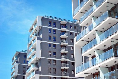 Modern apartman dış mimarisi