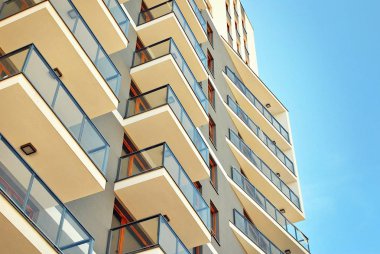 Modern apartman dış mimarisi