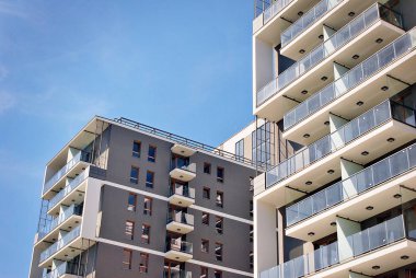 Modern apartman dış mimarisi
