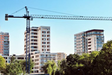 Modern, lüks apartman binası..