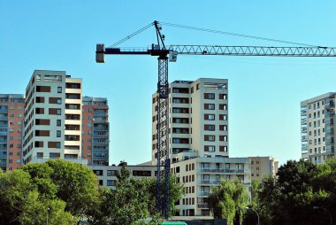 Modern, lüks apartman binası..