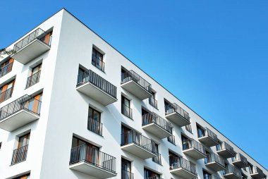 Modern apartman dış mimarisi