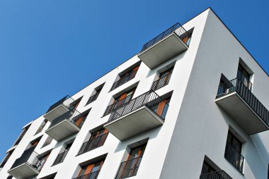 Modern apartman dış mimarisi