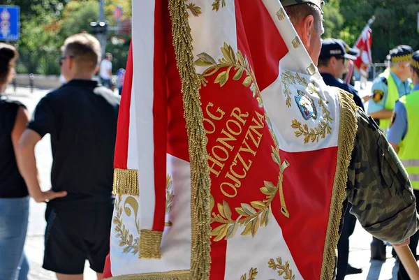 Parada wojskowa w Warszawie — Zdjęcie stockowe