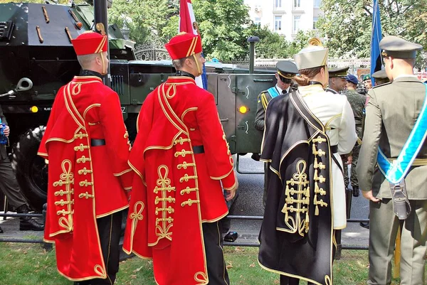 Desfile militar en Varsovia — Foto de Stock