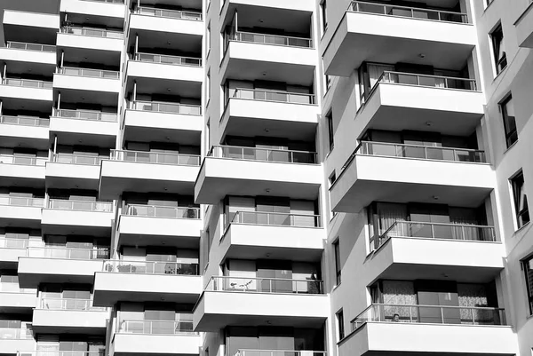  Modern, lüks daire Building.Black ve beyaz.