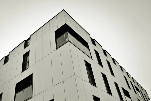 Modern, Luxury Apartment Building.Black and white. — Stock Photo, Image