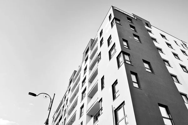  Modern, lüks daire Building.Black ve beyaz.