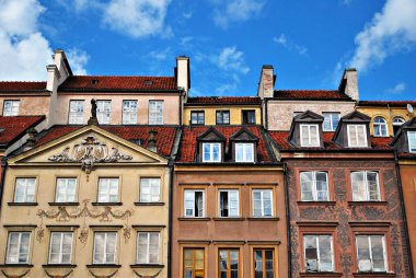 Old Town. Tipik eski evleri