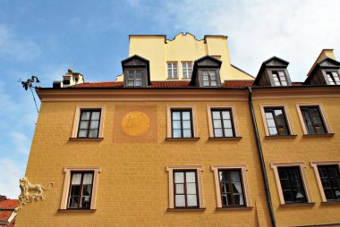 Varşova, Polonya. 17 Nisan 2017.Old kasaba Varşova