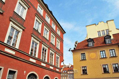 Varşova, Polonya. 17 Nisan 2017.Old kasaba Varşova