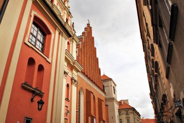 Varşova, Polonya. 17 Nisan 2017.Old kasaba Varşova