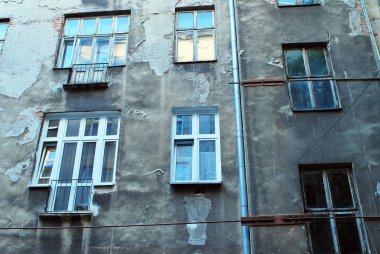 Tarihi bir binada güzel bir ön cephe