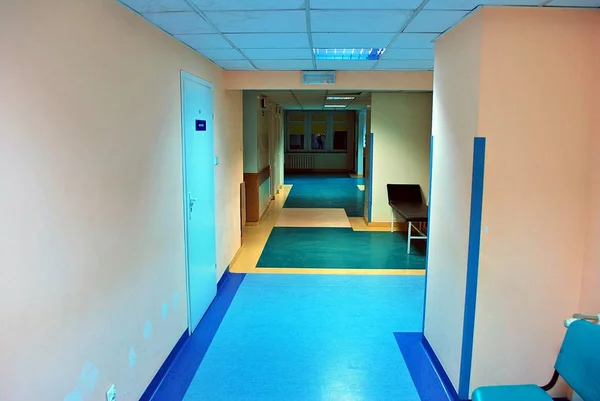 Long couloir à l'hôpital — Photo