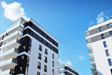  Modern, lüks apartman binası.