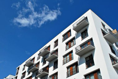  Modern, lüks apartman binası.