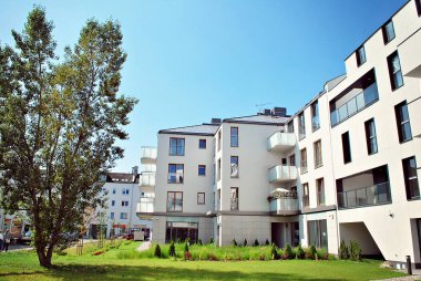 Modern, lüks apartman binası..
