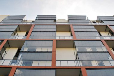 Modern, lüks apartman binası..