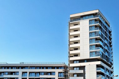 Modern, lüks apartman binası..