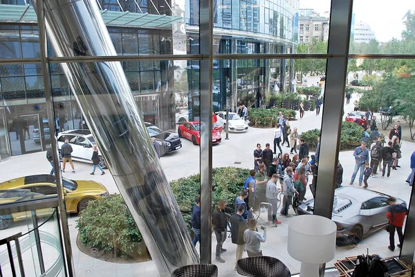 Varşova Spire. Modern ofis binası.