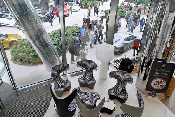 Varşova Spire. Modern ofis binası.