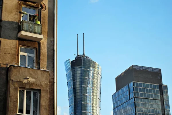 Warsaw Spire is a new office building. — Stock Photo, Image