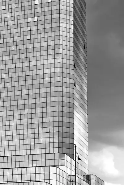  Modern ofis binası. siyah ve beyaz