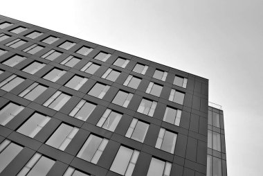 Modern ofis binası. siyah ve beyaz