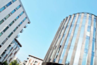 Ofis Binası ile arka plan bulanıklık.