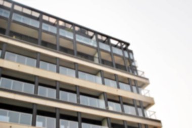 Modern apartman soyut bulanıklık.