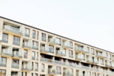 Modern apartman soyut bulanıklık.