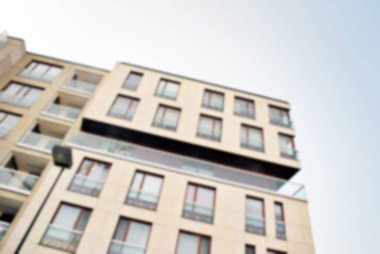 Modern apartman soyut bulanıklık.