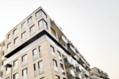Modern apartman soyut bulanıklık.