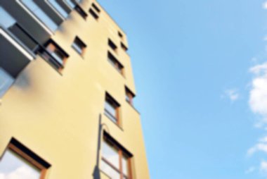 Modern apartman soyut bulanıklık.