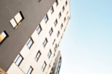 Modern apartman soyut bulanıklık.