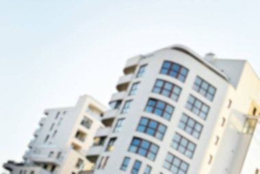 Modern apartman soyut bulanıklık.