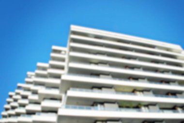 Modern apartman soyut bulanıklık.