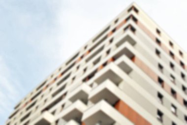 Modern apartman soyut bulanıklık.