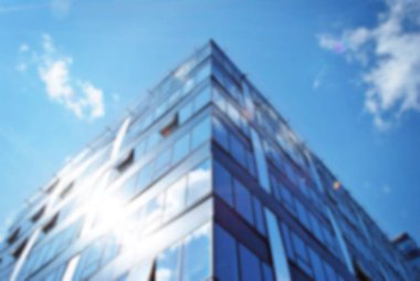 Ofis Binası ile arka plan bulanıklık.