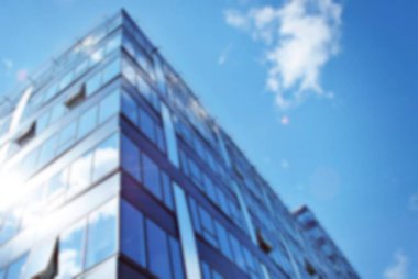 Ofis Binası ile arka plan bulanıklık.