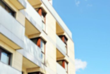 Modern apartman soyut bulanıklık.