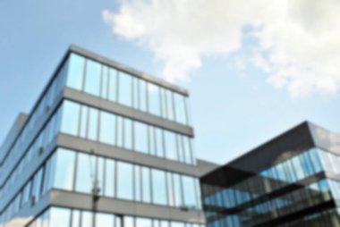 Ofis Binası ile arka plan bulanıklık.