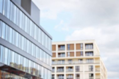 Ofis Binası ile arka plan bulanıklık.