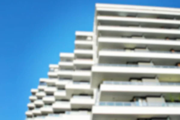 Abstract blur of modern apartment building. — Stock Photo, Image