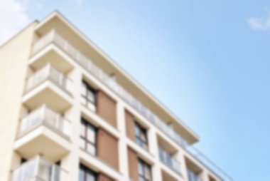 Modern apartman soyut bulanıklık.