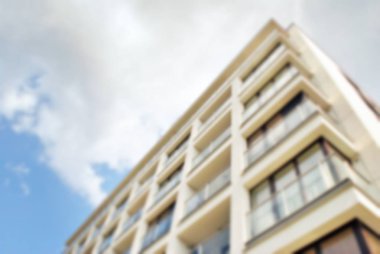 Modern apartman soyut bulanıklık.