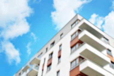 Modern apartman soyut bulanıklık.