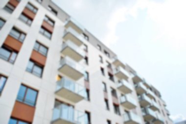 Modern apartman soyut bulanıklık.