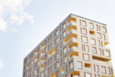Modern apartman soyut bulanıklık.