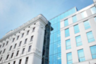 Ofis Binası ile arka plan bulanıklık.